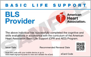 Basic Life Support renewal course